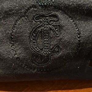 BRAND NEW Juicy Couture Black Velvet Purse.